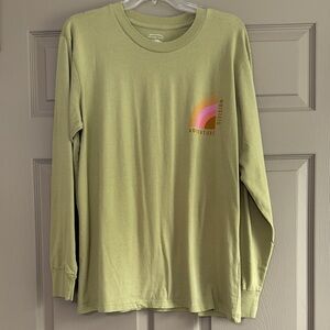 Green BILLABONG Long Sleeve T-shirt XL